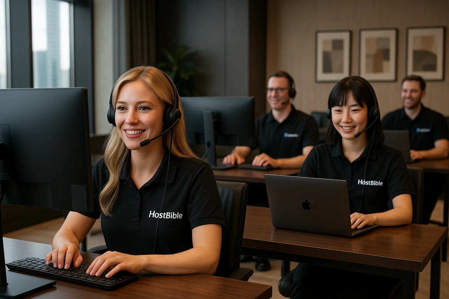24/7 support team from HostBible